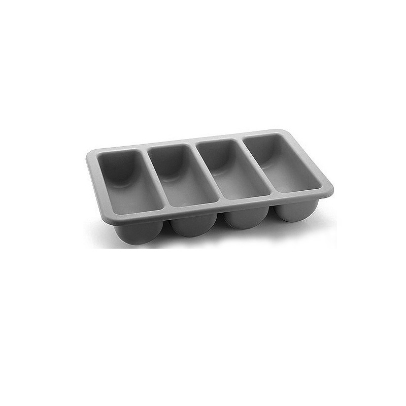 4-Compartment Cutlery Box Cutlery Storage Basket