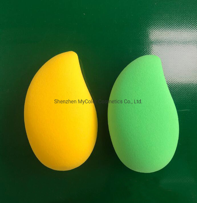 Latest Design Mango Cosmetics Beauty Sponge Egg Latex Free Vegan Makeup Sponge