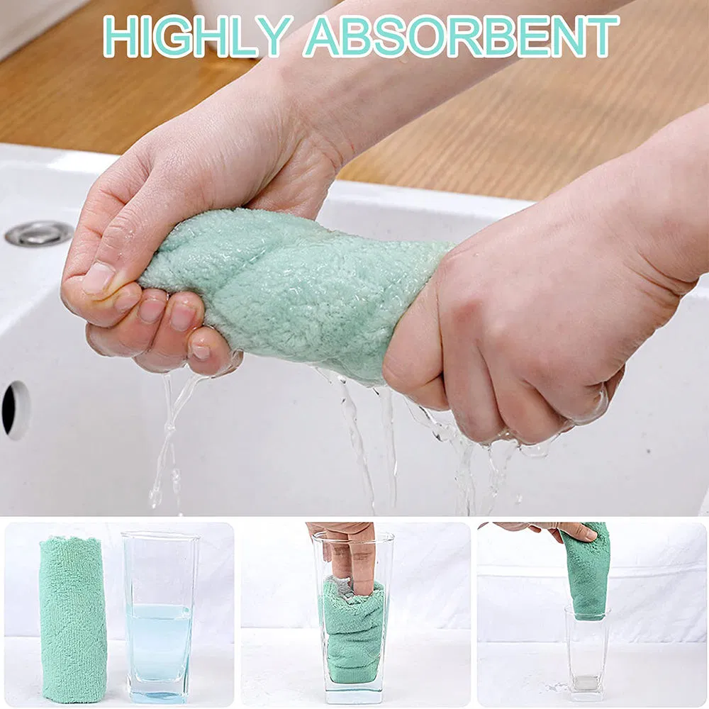 No Shedding Soft Premium Dish Cloths Microfiber Cleaning Cloth Microfiber Towel Microfibercar Towel