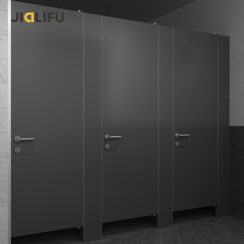 Public Phenolic Compact HPL Toilet Partition Cubicle