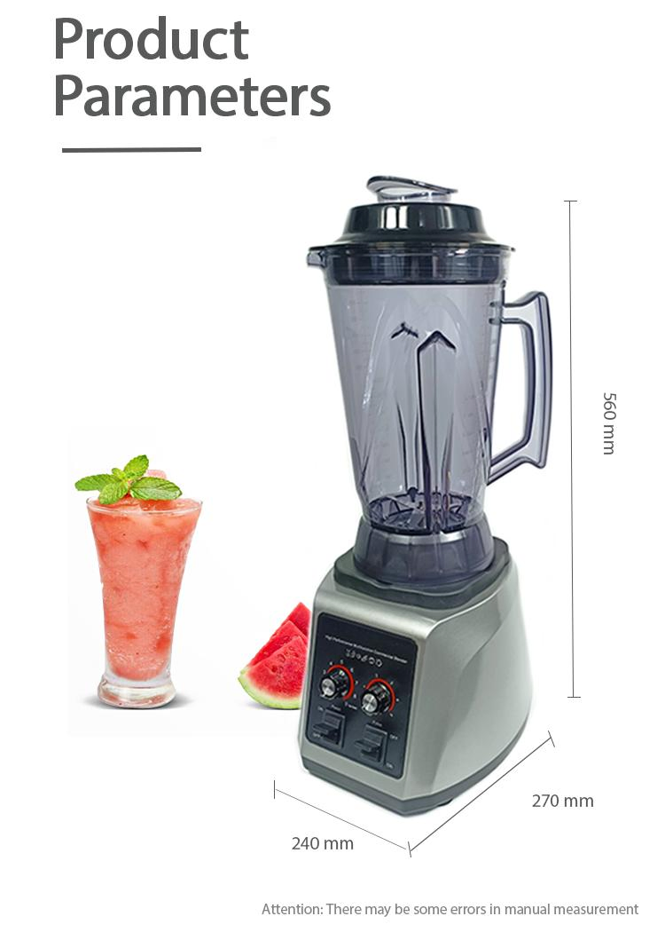 Kitchen Ware Blenders and Mixers Heavy Duty Grinder Blender for Food