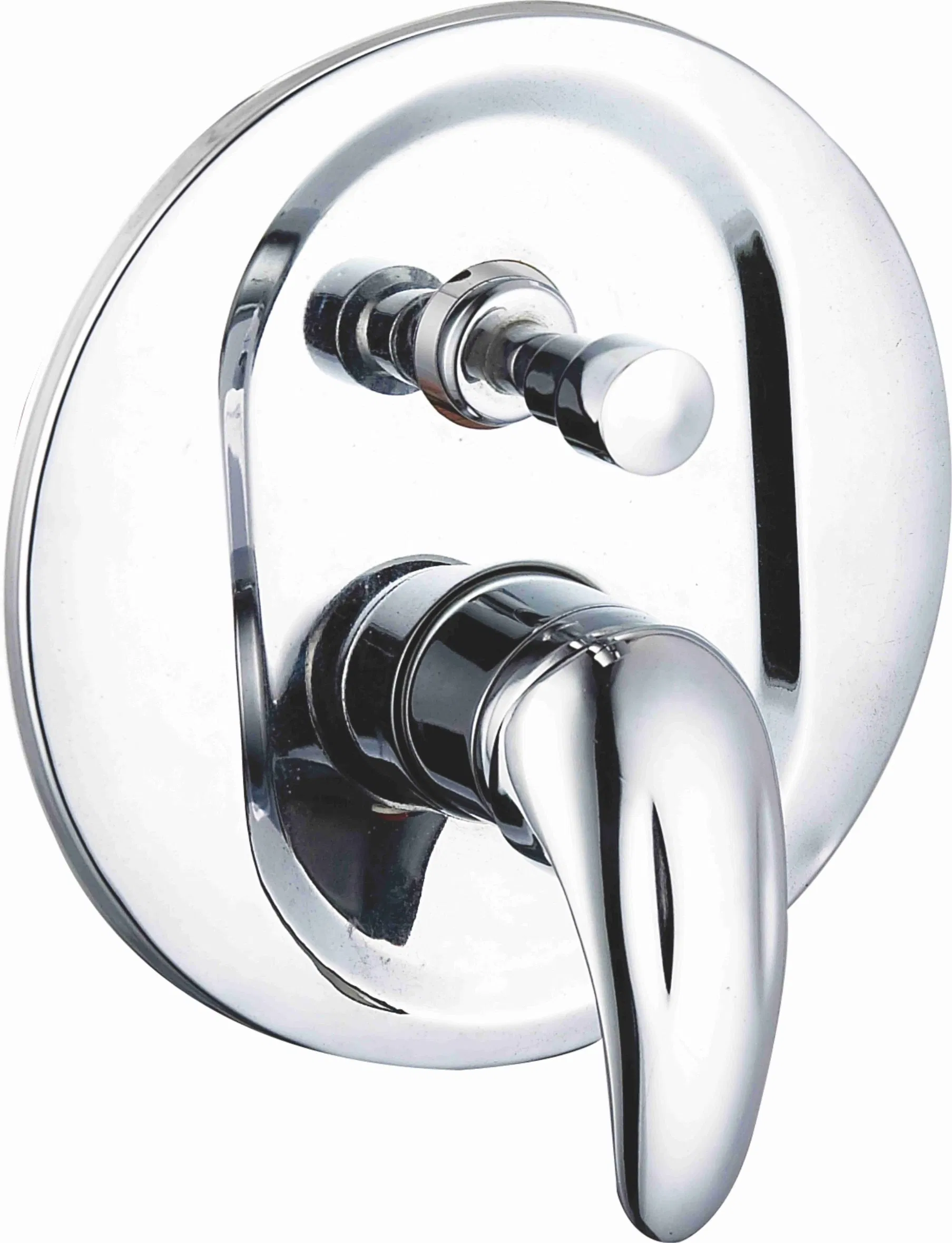 Chinese Cheap Concealed Wall Mounted Shower Mixer Tap Chrome Finished Bathroom Shower Mixer Tap with 2 Functions