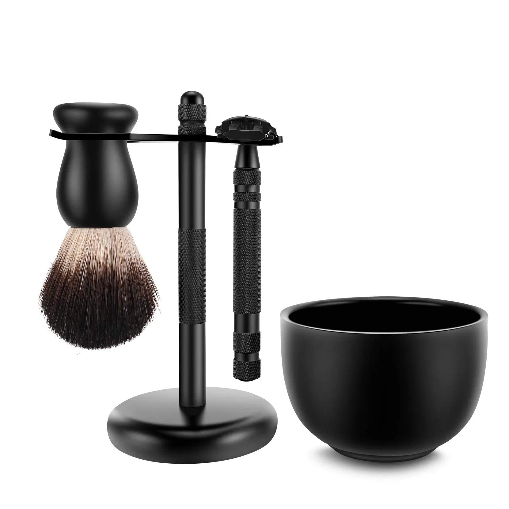 2025 Best Selling Wood Shaving Brush & Bowl Set Custom Logo Brush