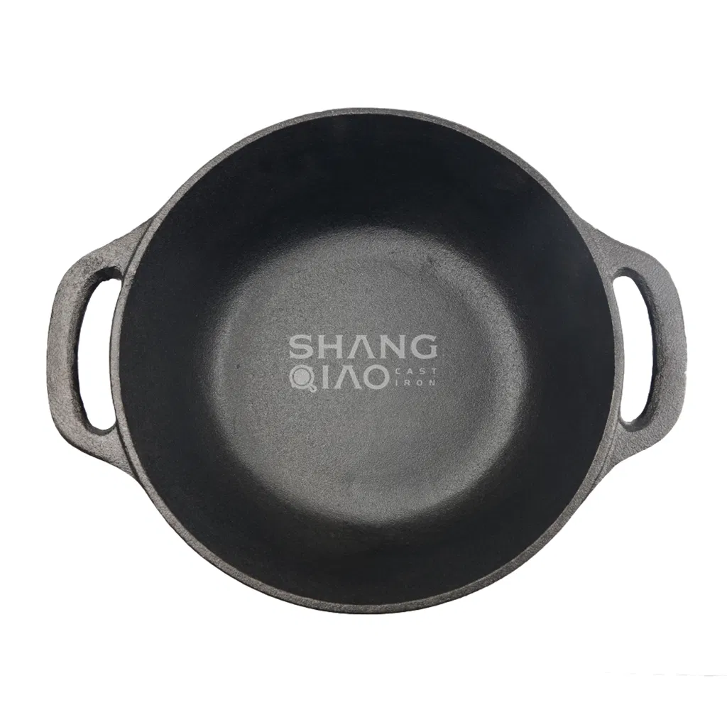 Чугунная голландская печь для кемпинга с крышкой