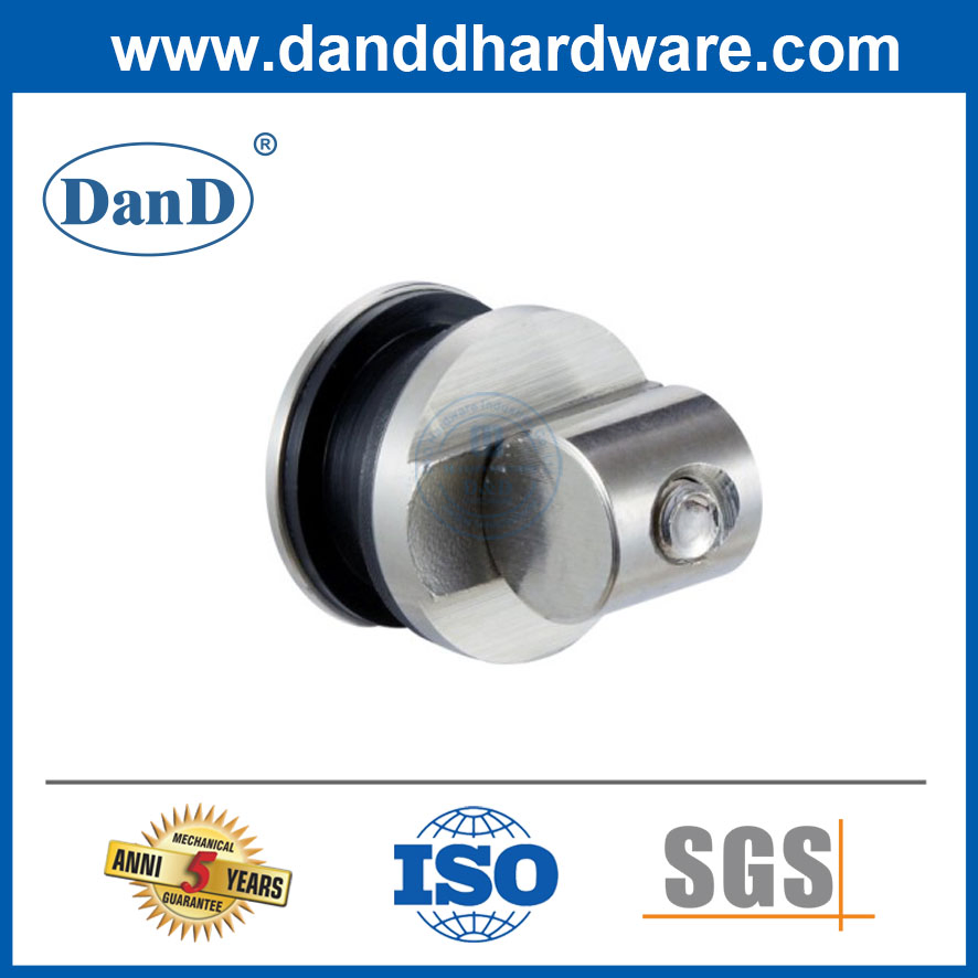 Sliding Door Hanger Stainless Steel Glass to Tube Support Bracket Insert Std