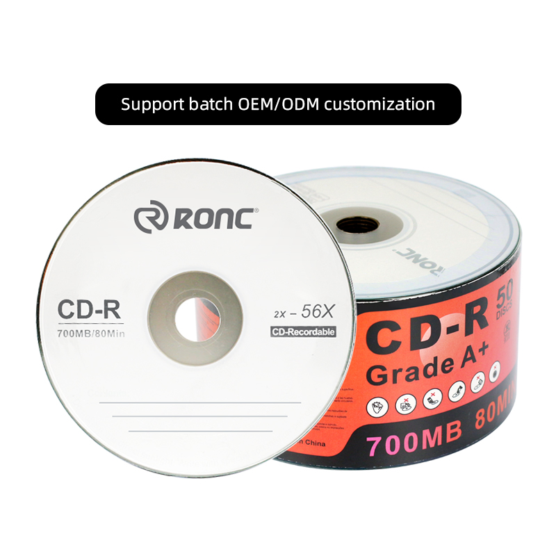 Чистые CD-R диски 700MB оптом, упаковка 50 шт