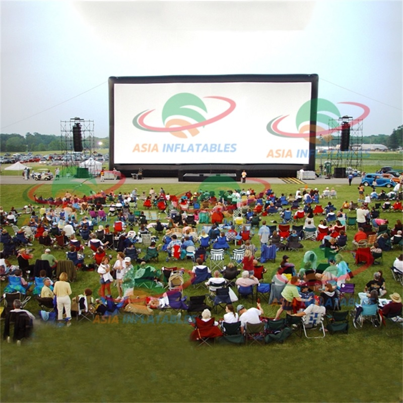 Outdoor Drive in Theater Inflatable Projector Screen Cinema Inflatable Movie Screen
