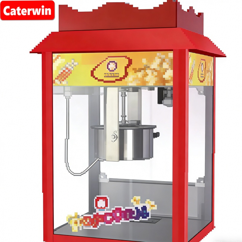 Caterwin Hop-25A 24oz Deluxe Large-Scale Painted Popcorn Machine