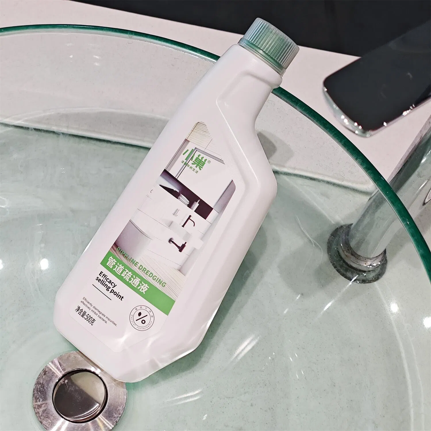 Strong Decontamination Agent for Eco-Friendly Toilet Drain Solutions