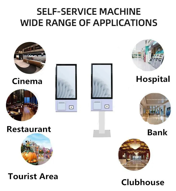 32-дюймовый сенсорный киоск для самообслуживания