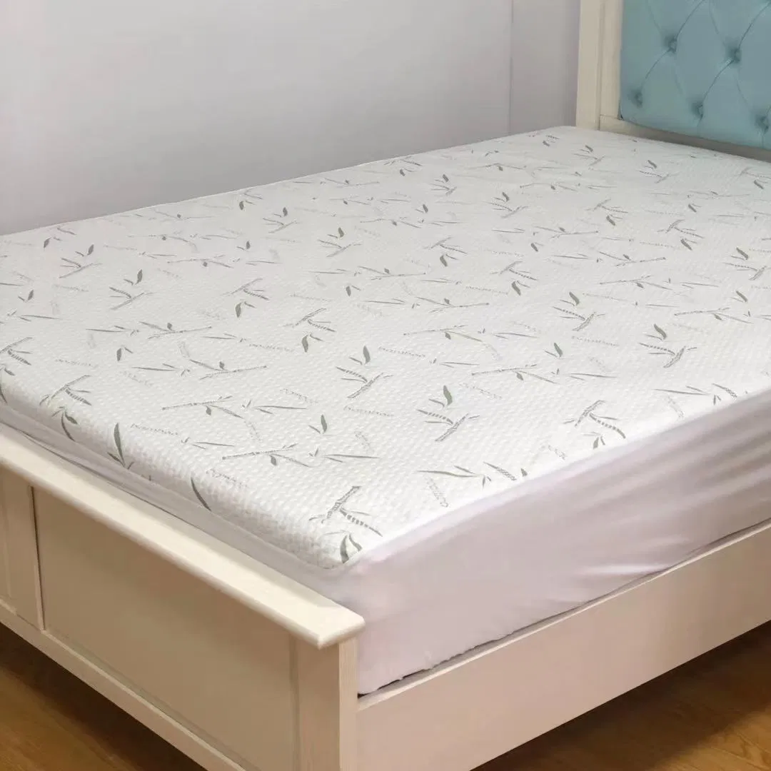 Wholesale Waterproof King Mattress Protector Breathable Bamboo Bed Cover