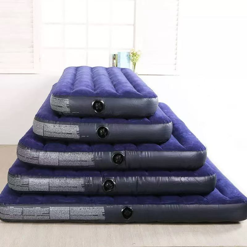 Factory Wholesale Folding Thickened Flocking Mattress Household Inflatable Mattresses