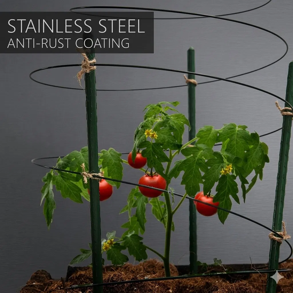 Adjustable Metal Spiral Garden Plant Support for Climbing Vines