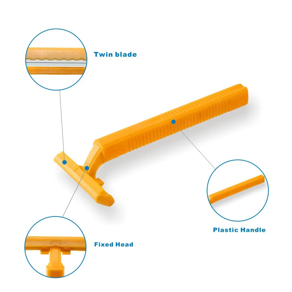 Hotel Disposable Razor Two Stainless Steel Blades 06