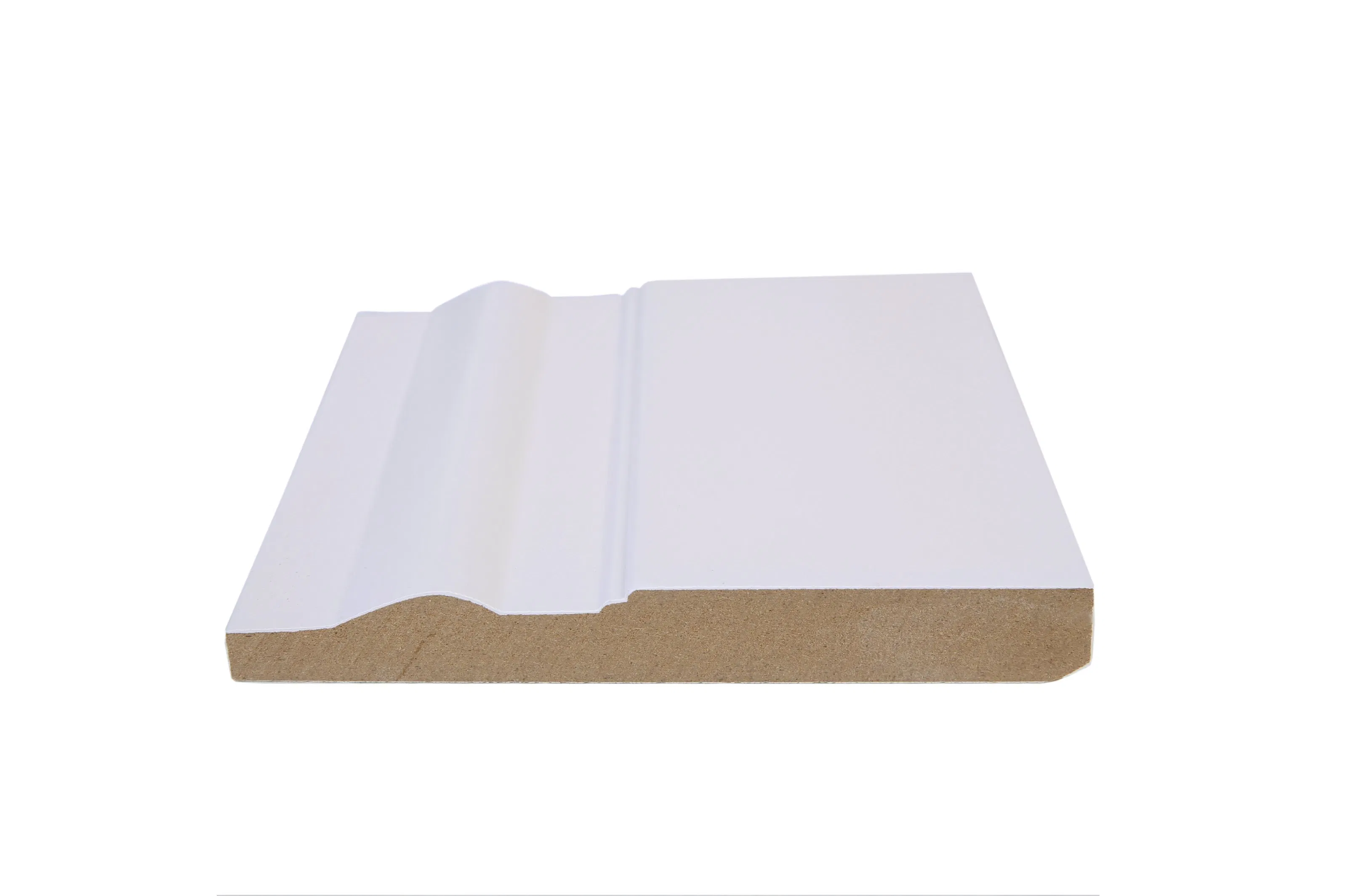 Premium White Primed Step Skirting Board Wood Moulding for Elegant Interiors