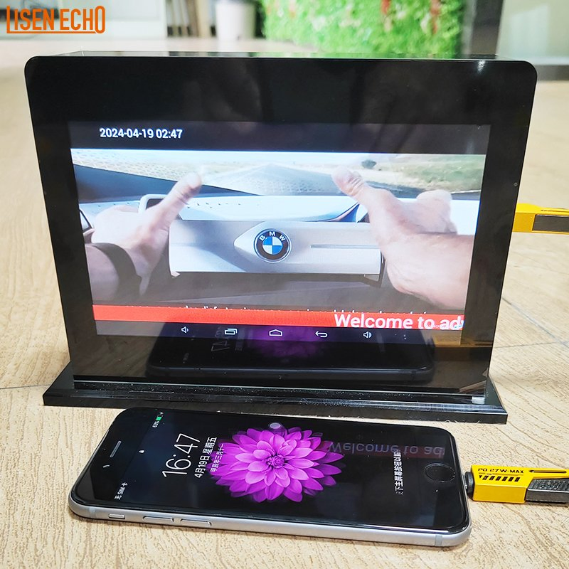 Innovative Battery Powered Interactive Ad Equipment Advertising Player Android Table Stand Kiosk Digital Signage