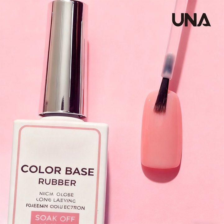 High Quality Private Label Elastic Rubber Base Top Coat Non Toxic Long Lasting Easy Colored UV Gel Polish for Nail Salons