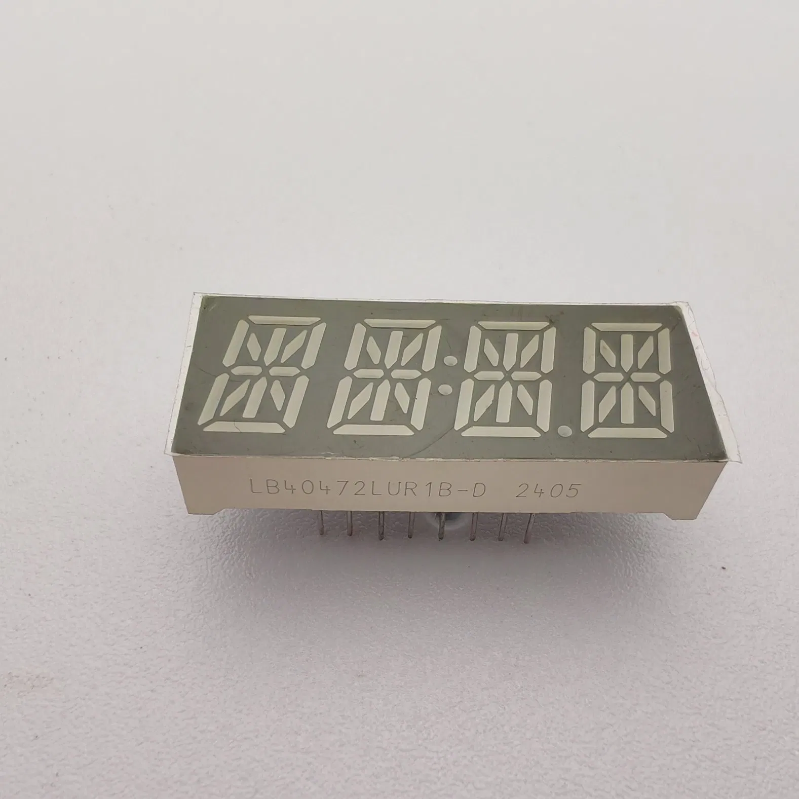 4-Digit 14-Segment Alphanumeric LED Display, Ultra Bright Red, for Taximeter / Metering Applications