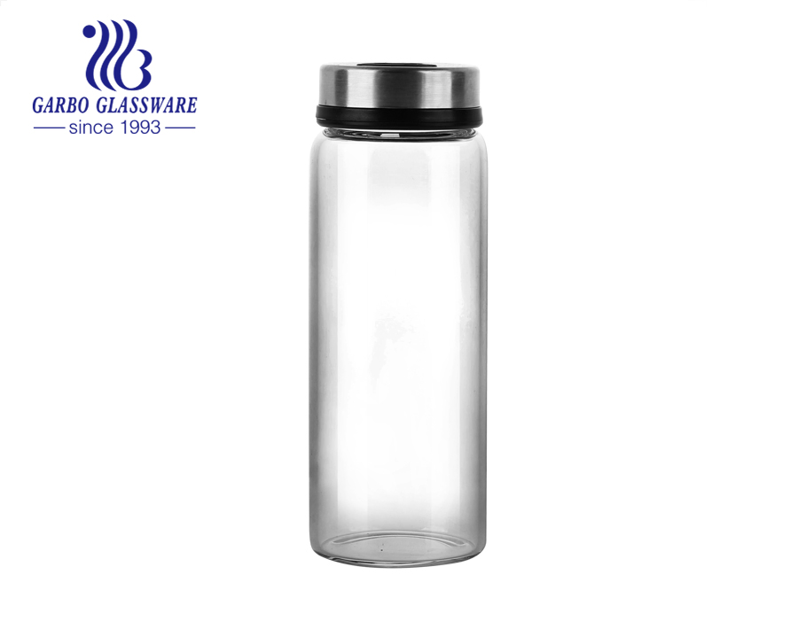 Clear Glass Oil Bottle Set Kitchen Salt Seasoning Mix Condiment Jars Bottles Container Storage with Lid