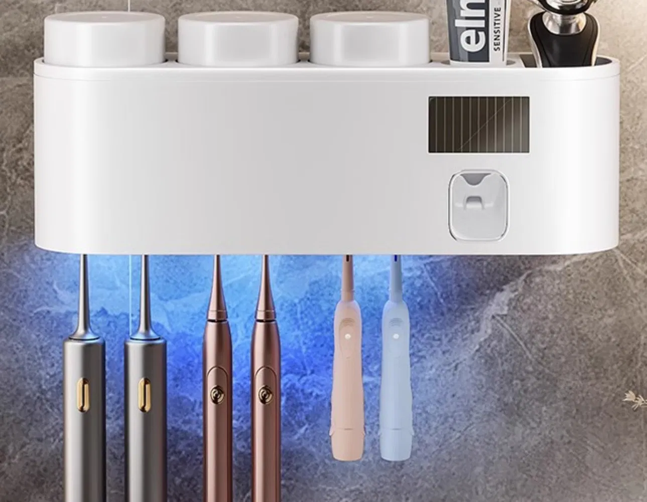 Держатель для зубных щеток с УФ-стерилизацией