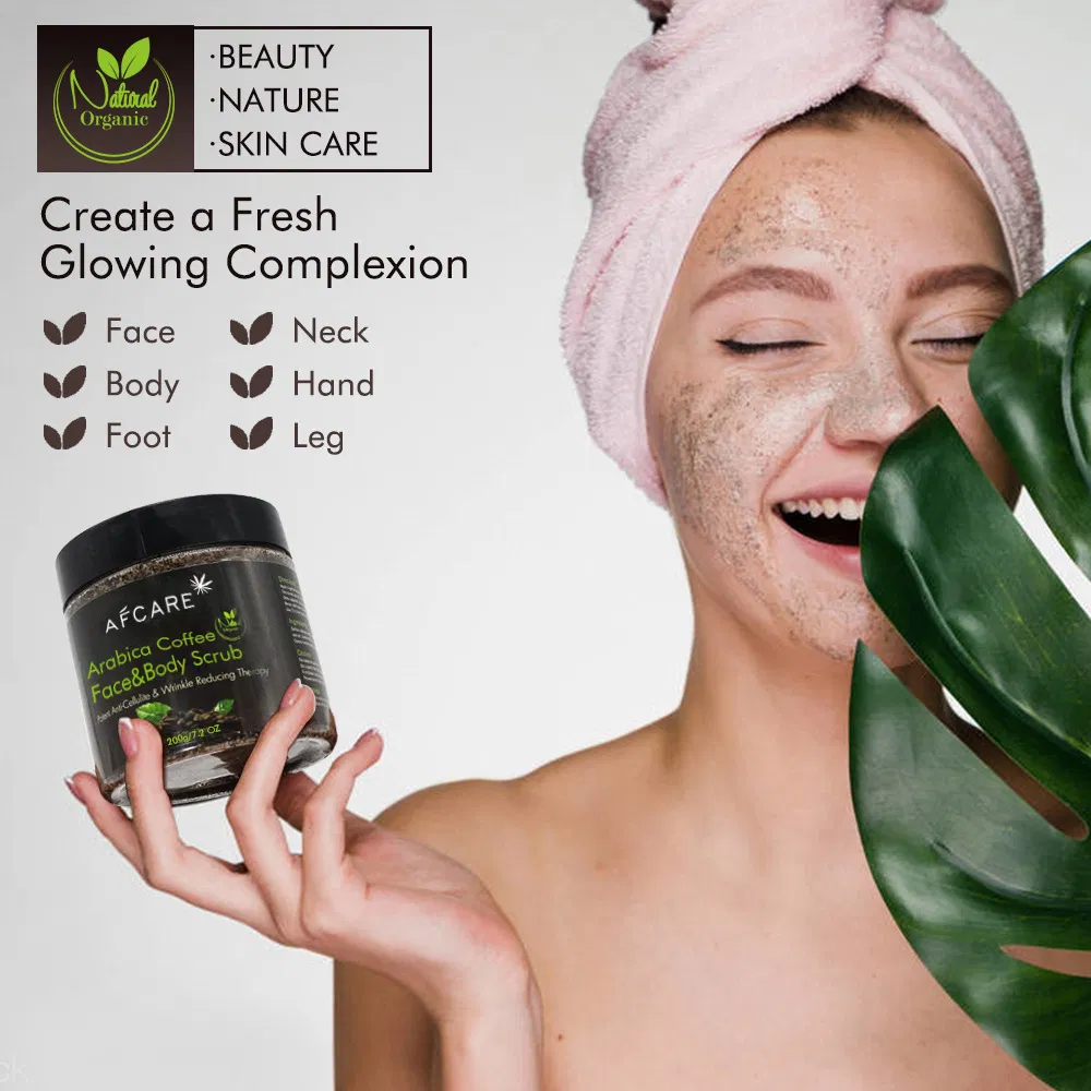 Coffee Mask Private Label Natural Coffee Organic Deep Cleansing Facial Body Scrub