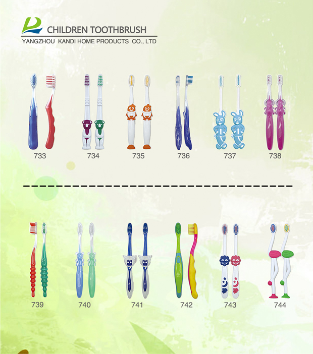High Quality Handle Printing Free Sample Junibor Kids Toothbrush