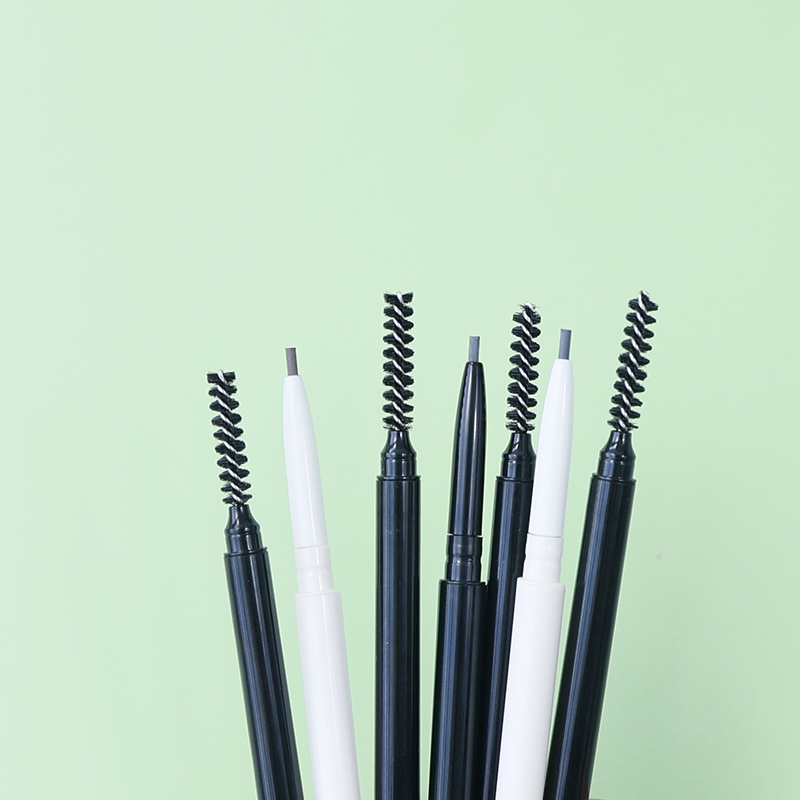 Retractable Triangle Thin Tip Eye Brow Tint Pen Private Label Eyebrow Pencil