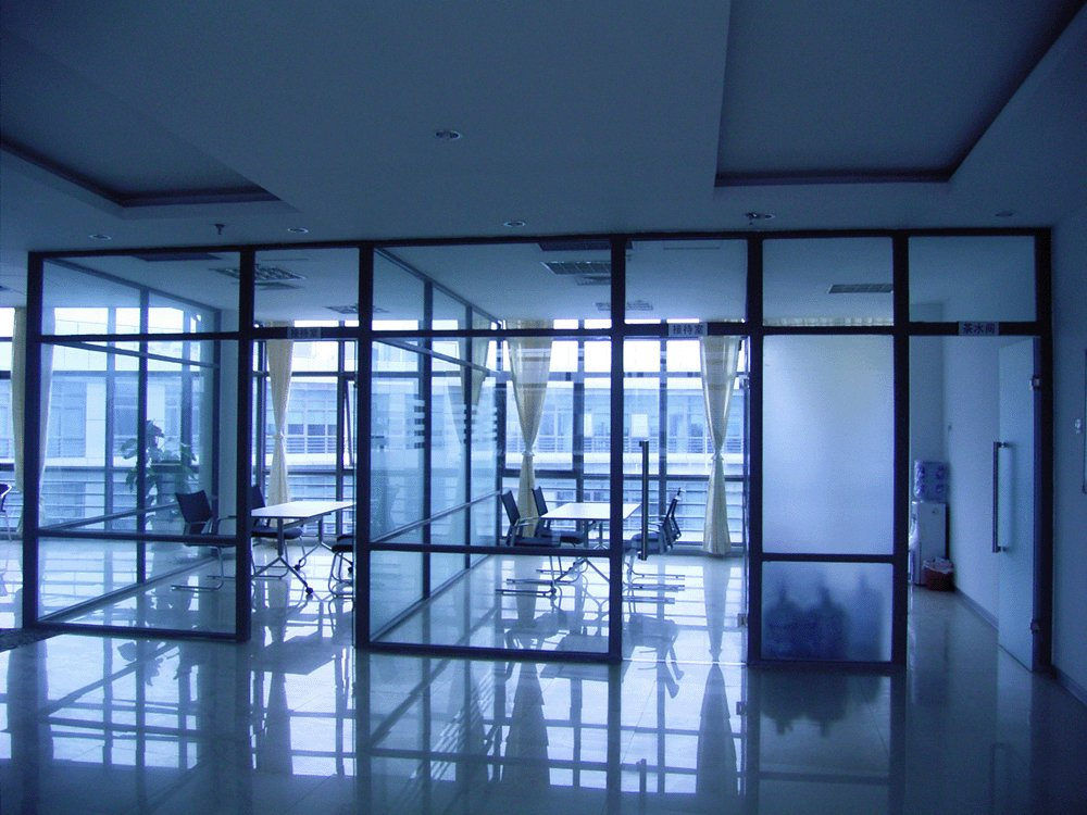 Aluminium Double Glass Office Partition for Commercial