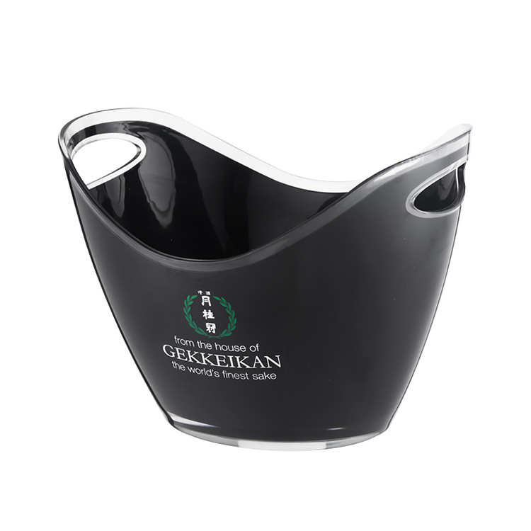 Customized Pink Color Plastic Beer Ice Bucket