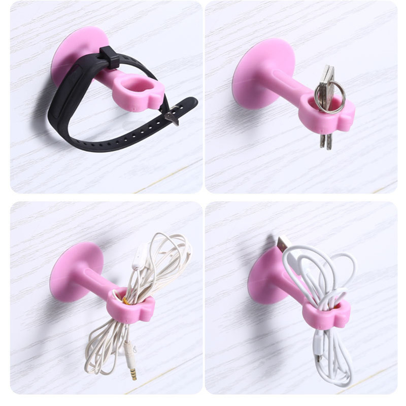Wall Protective Suction Silicone Rubber Holder Door Stopper for Sliding Door