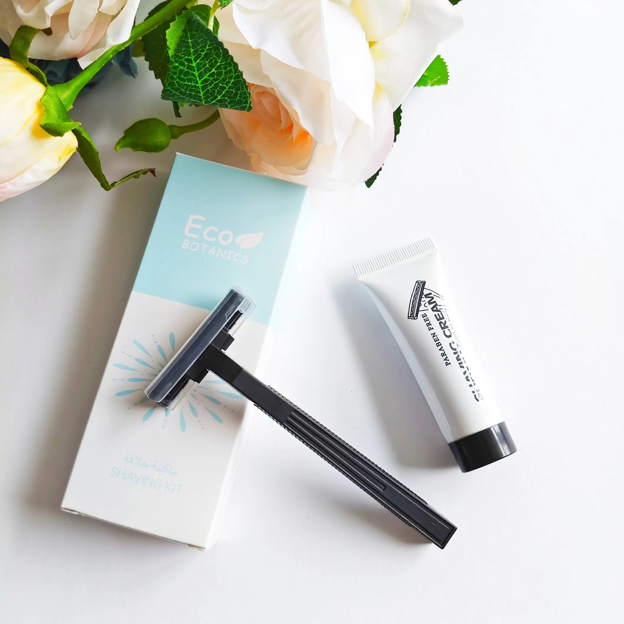 Disposable Shaving Razor and Cream Kits for Hotels and Airline Travel
