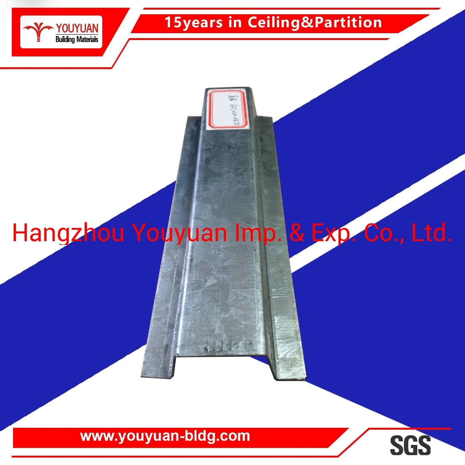 Steel Furring Channel Metal Ceiling Profile for Suspension