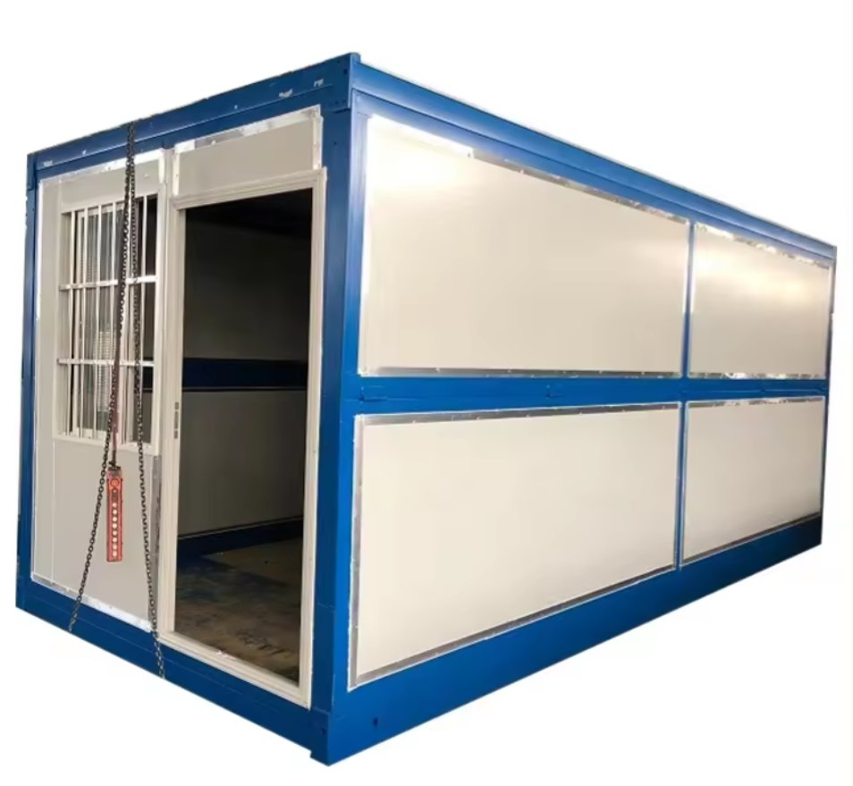 Portable 20-Foot Folding Toilet Container for Efficient Storage
