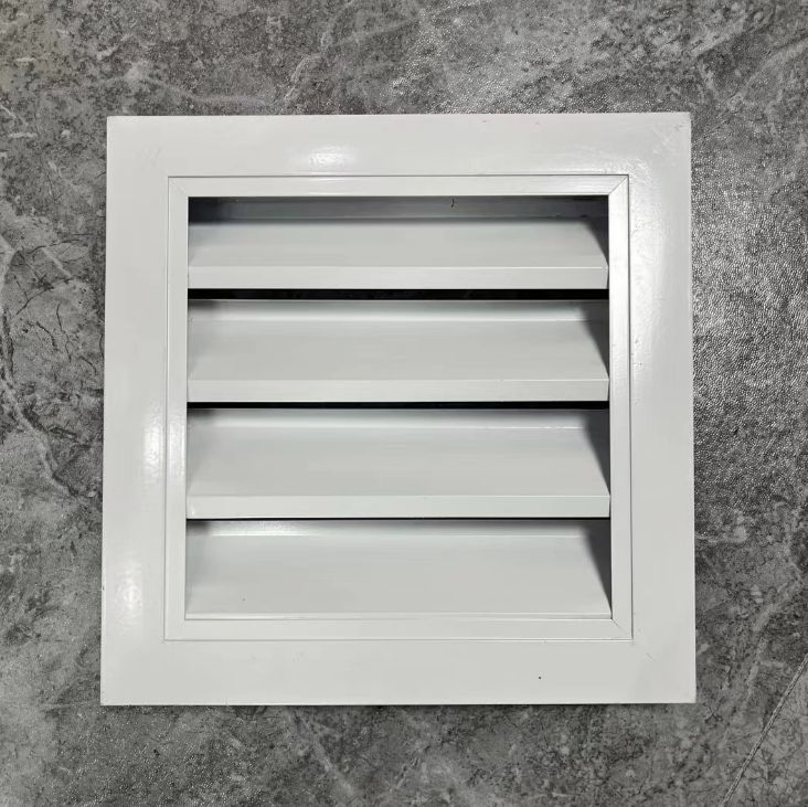 Manufacturer's Double Deflection Air Vent Grille Aluminum Ceiling Plantation Shutter Ventilation Grille Louvers