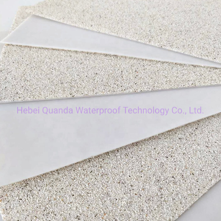 1.2 White Sands Self-Adhesive HDPE Waterproof Membrane Non-Asphalt High Polymer Waterproof Membrane with Sands