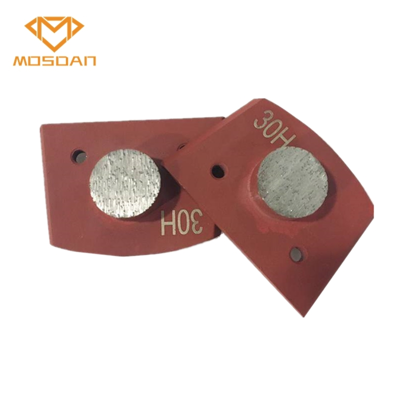 Edco Quick Change Single DOT Diamond Segments Grinding Shoe with Thread Holes