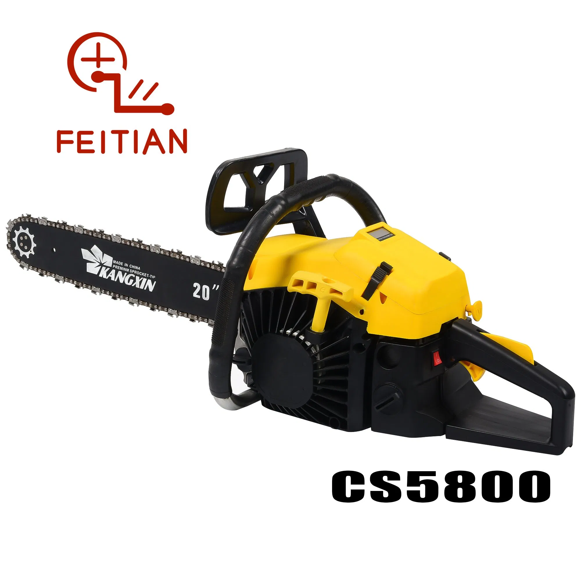 Professional 58cc Gasoline Chain Saw High Efficiency Garden Machine