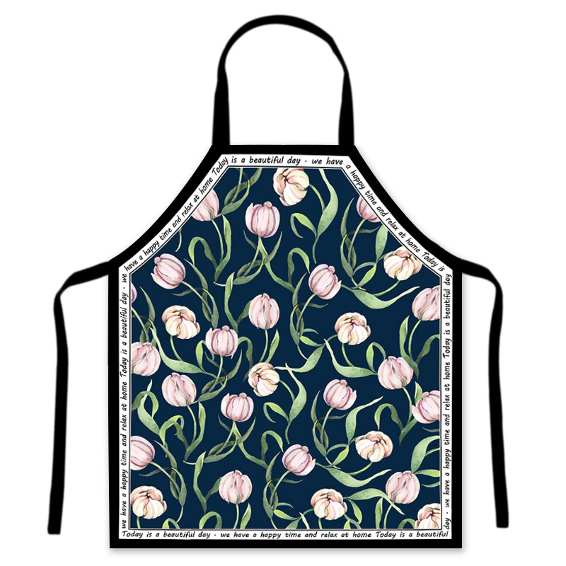 High Quality Polyester Kitchen Apron Sleeveless Stain Proof & Fashionable Waist Decoration Trendy & New Release