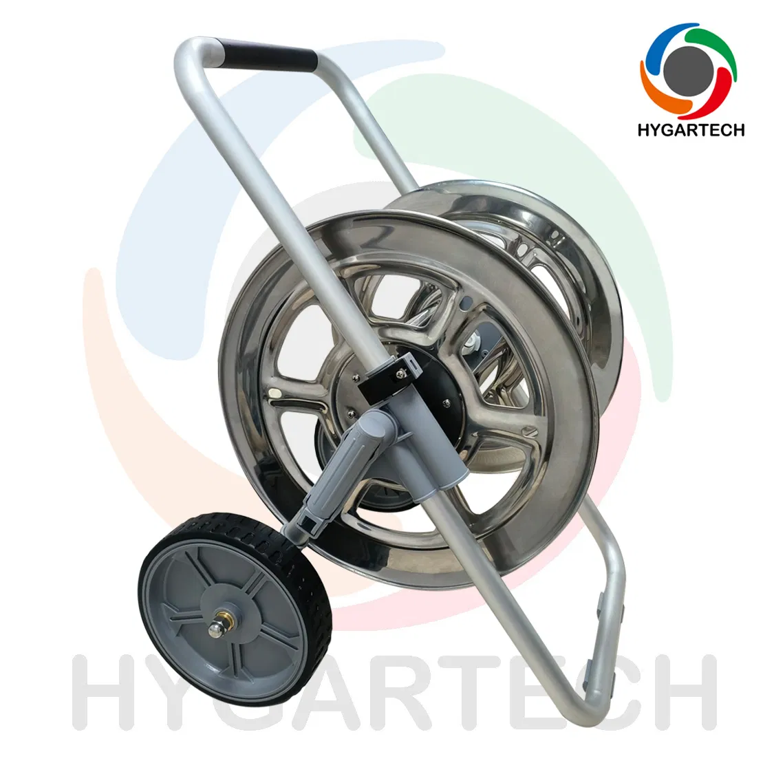 High Durability Trolley Hose Reel Cart for 1/2"X 50m Hose