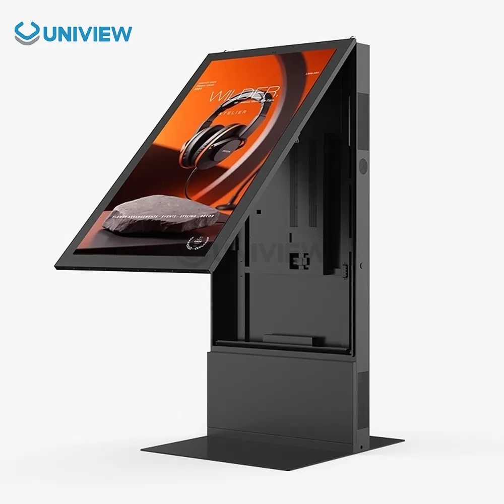 Уличный напольный LCD киоск Uniview 43-86 дюймов IP55/IP65/IP66