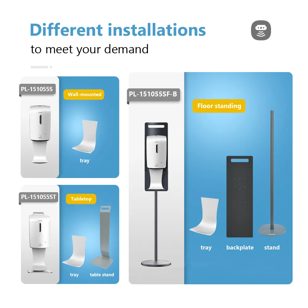 Настенный бесконтактный дозатор для жидкого мыла 1000 мл