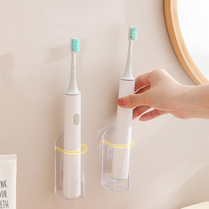 Sleek Electric Toothbrush Holder, Wall-Mounted for Easy Access