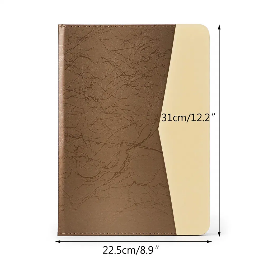 Hardcover PU Leather Binding High Quality Hotel A4 Transparent PVC Inside Restaurant Menu Cover