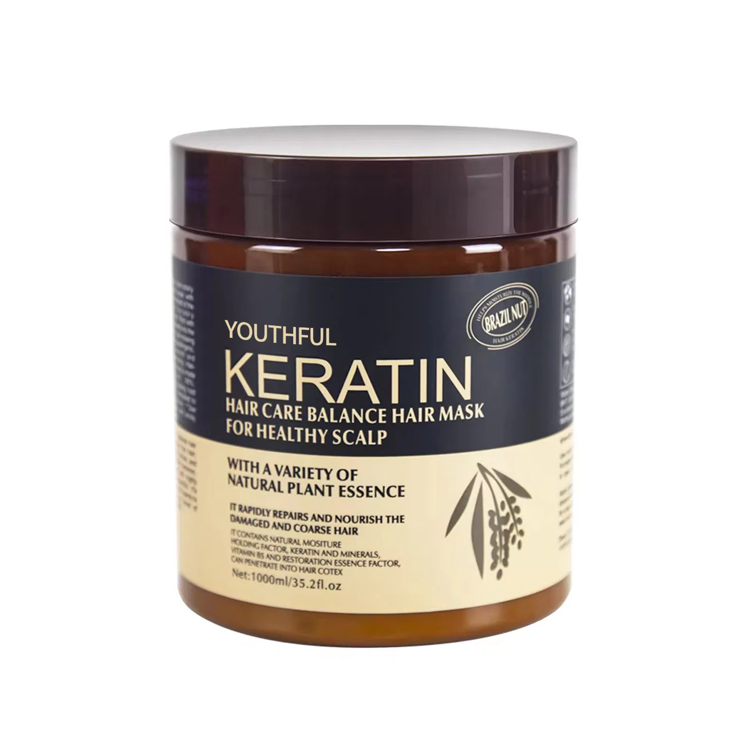 Organic Keratin Treatment Anti Frizzy Professional Karatin Hair Mask