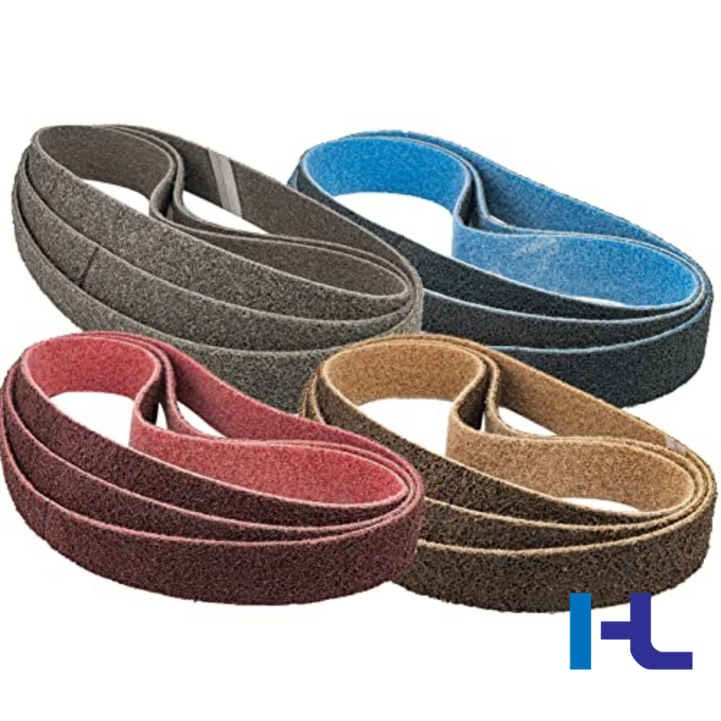 Non-Woven Surface Conditioning Nylon Abrasive Sanding Belt for Polishing Stainless Steel