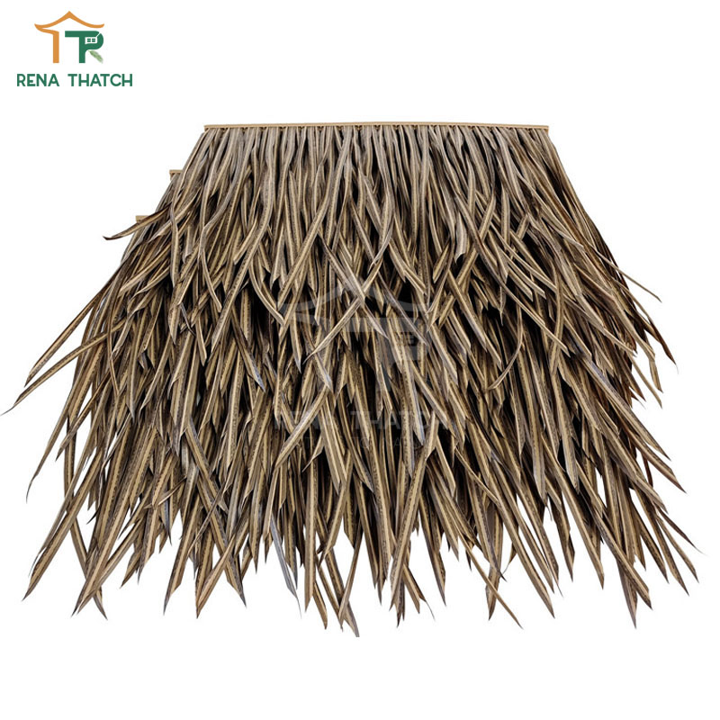 High Quality Artificial Thatch Fireproof Synthetic Thatch Palm for Roofing