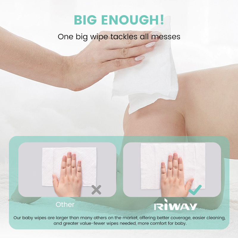Biodegradable Bamboo Custom Baby Wet Wipes for Cleaning