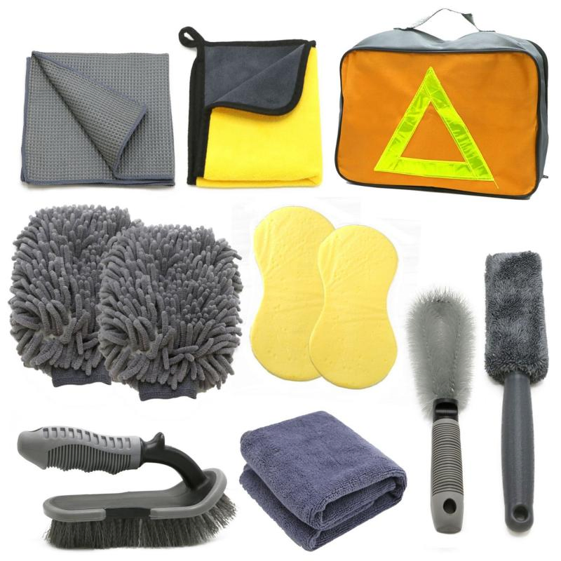 Hot-Selling Household Car Washing Tool Brush Set, Car Wheel Hub Brush, Car Cleaning Brush, Combination Car Washing Set