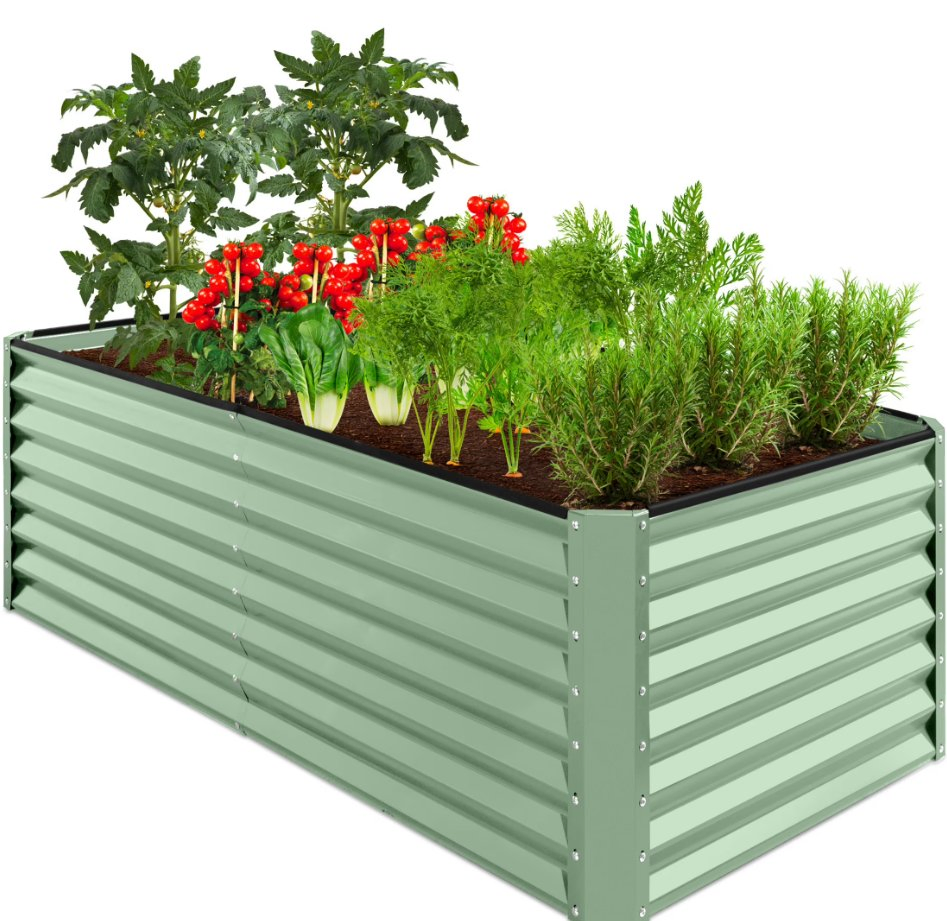 Anti-Rust Raised Planter Bed with Food-Safe Coating