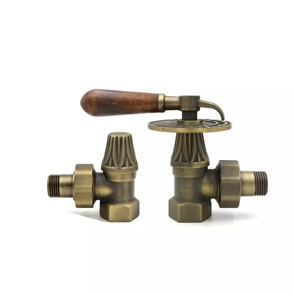 Antique Brass Classical Thermostatic Radiator Valve for Cast Iron Radiator